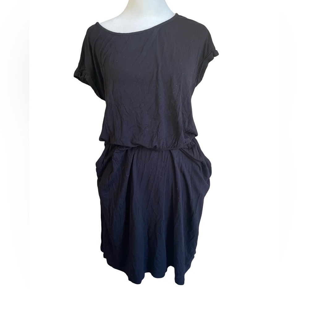 APT 9 black comfy dress with pockets L